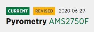 TEGAM Pyrometry AMS2750F
