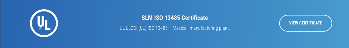 SLM ISO 13485 Certificate SLM ISO 13485 Certificate